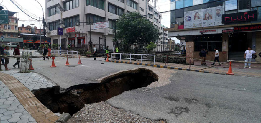 काठमाडौं महानगर नजिक सडक भासिँदा आवागमन प्रभावित